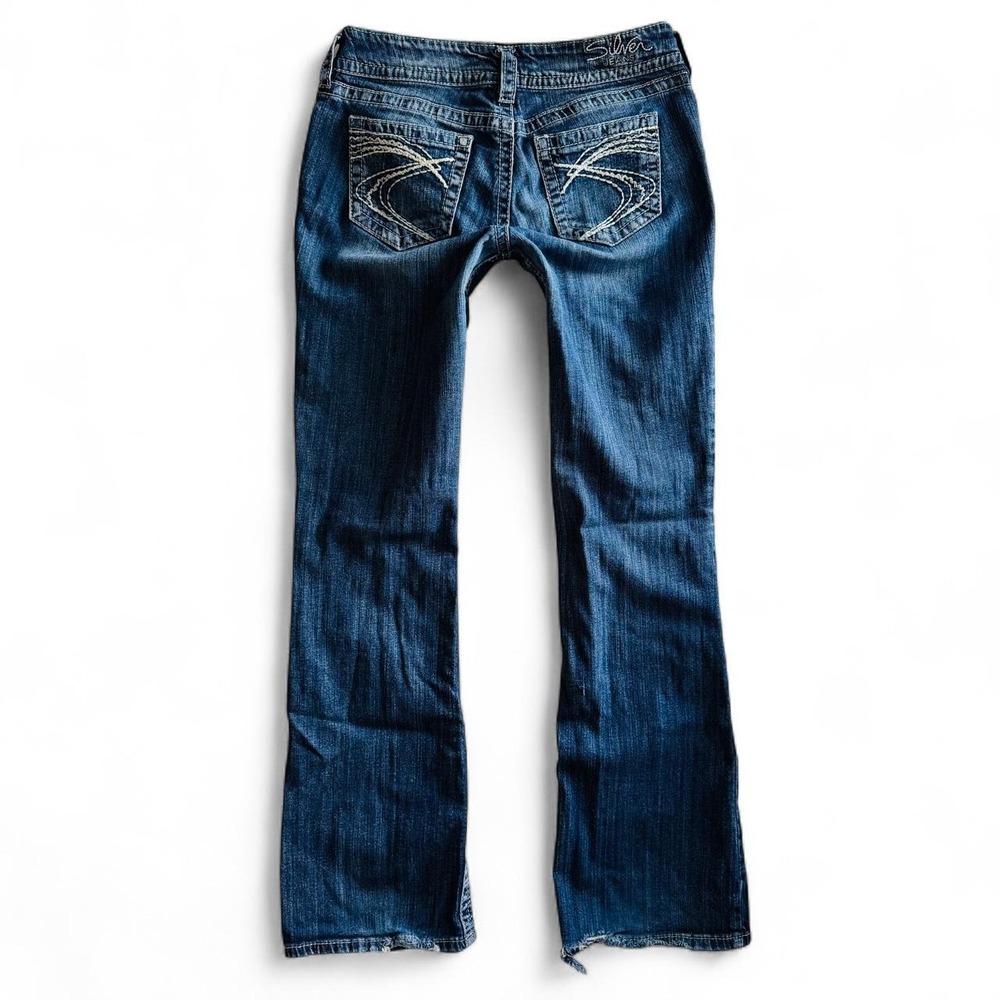 Silver Jeans Suki Bootcut Dark Wash Y2K Western Denim W29 L34 - Picture 2 of 8